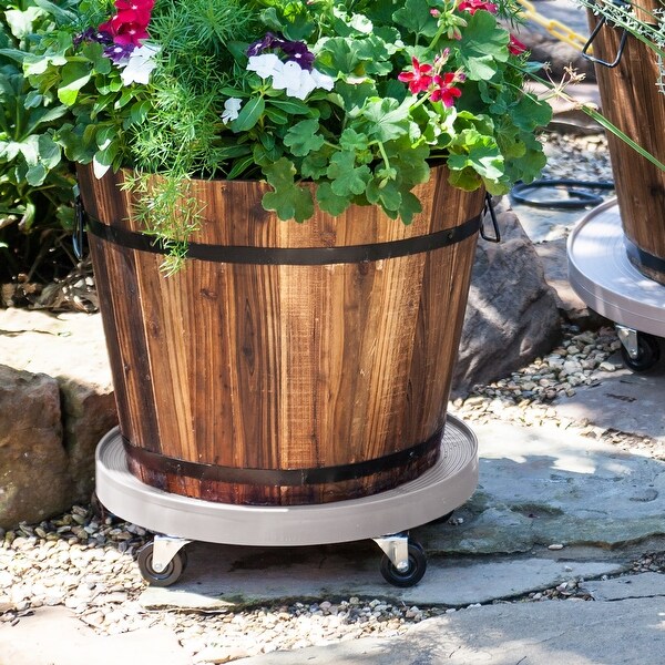 16-inch Plant Dolly Gray Mist