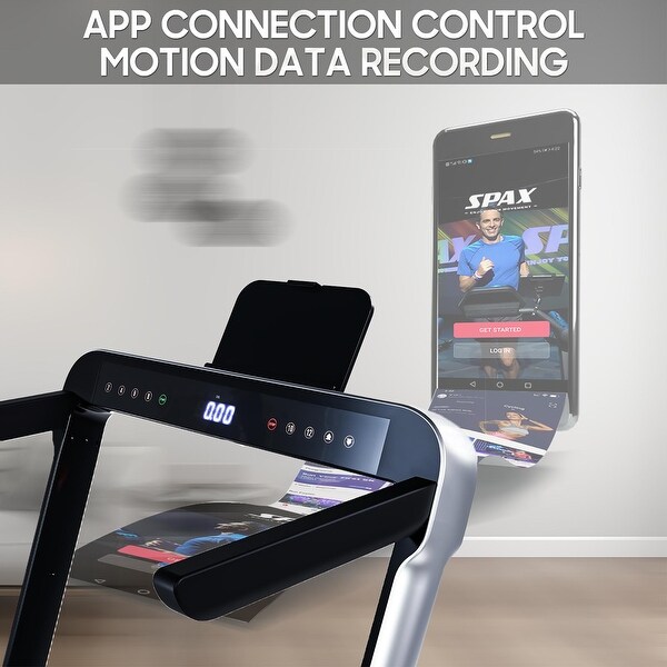 Folding Treadmill for Home 2.0 HP Motorized Running Machine, Silver