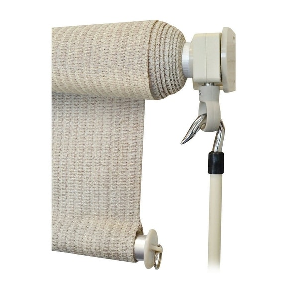 Cordless Outdoor Roller Sun Shade Fabrics Beige