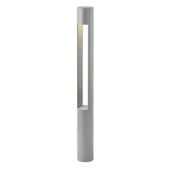 Hinkley Landscape Atlantis 50 Watt Bollard Light - Silver