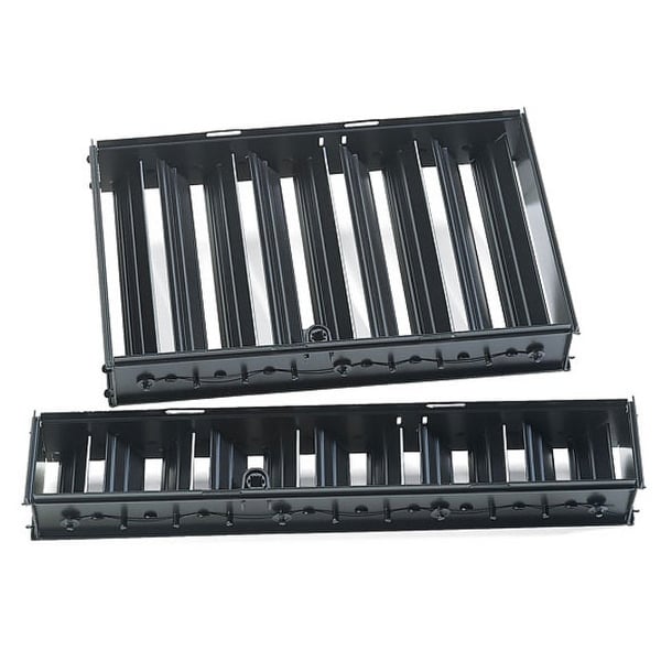 Reggio Registers 10" x 4" Steel Louver for 1010 Reggio Grilles - Black