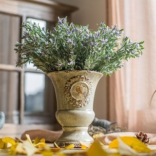 RusticReach Silk Small Orchid Stem in Purple 13" Tall