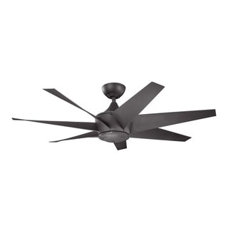 Kichler Lighting Lehr II Collection 54-inch Distressed Black Ceiling Fan