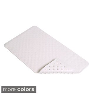 Con-Tact Brand Seashell Rubber Bath Mat 28'' x 16'' (Set of 4)