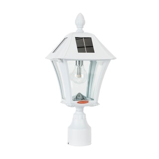 Baytown Bulb Solar Light with GS Solar LED Light Bulb Wall/Pier/3" Fitter Mounts