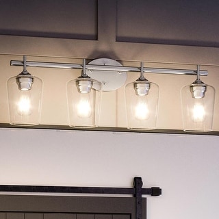 Luxury Traditional Bath Fixture, 10"H x 30.5"W, with Classic Style, Polished Chrome, by Urban Ambiance