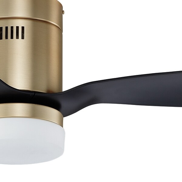 Pollux 52-inch Indoor/Outdoor Smart Ceiling Fan, Dimmable LED Light Kit & Remote Works with Alexa/Google Home/Siri