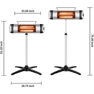 Carbon Infrared 1500 Watt Electric outdoor Heater -1 unit - 1pc