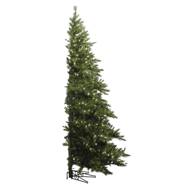 6.5' Space Saver Half Pine Artificial ChristmasTree
