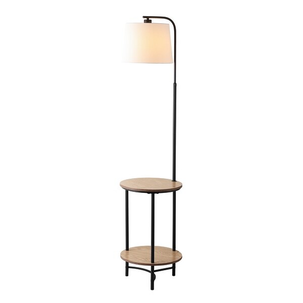 SAFAVIEH Lighting Henley 63-inch LED 2-shelf Floor Lamp - 15" W x 15" L x 63" H