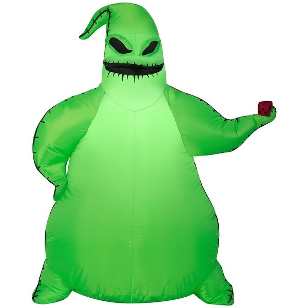Gemmy Airblown Green Oogie Boogie Disney, 3.5 ft Tall, green