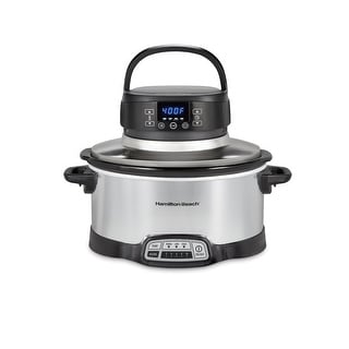 Hamilton Beach 2-in-1 6 Quart Air Fry Slow Cooker