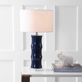 Joelie 26.5" Ceramic LED Table Lamp, Navy by JONATHAN Y