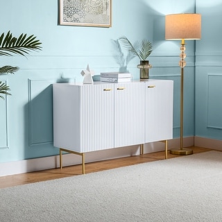 Anthedon Multifunctional 47" Buffet Sideboard Cabinet with 3 Doors by HULALA HOME