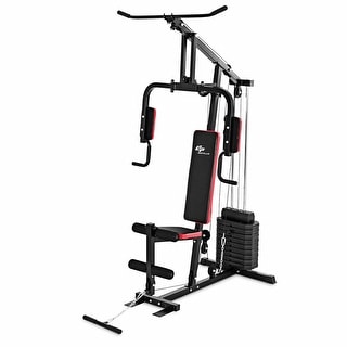 Multifunction Cross Trainer Workout Machine - 50" x 39" x 82" (L x W x H)