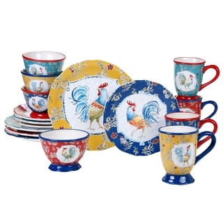 Certified International Morning Bloom 16-piece Dinnerware Set (Service for 4)
