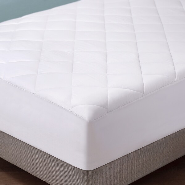 Sweet Slumber Quilted Mattress Pad by Cozy Classics - White