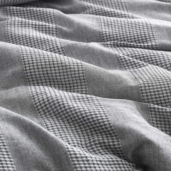 Waffled Gray - Oversized Comforter