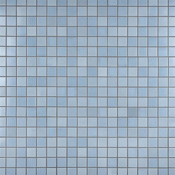Merola Tile Celadon Aqua 1.63" x 1.63" Porcelain Mosaic Tile