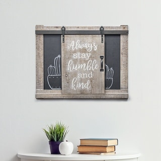 The Gray Barn 'Always Stay Humble and Kind' Chalkboard Message Board