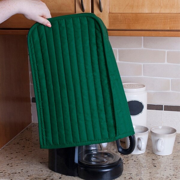 Solid Dark Green Mixer/Coffee Maker Cover, Appliance Not Included