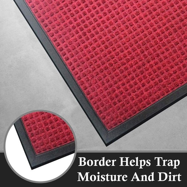 A1HC Heavy Duty Polypropylene Dirt Cleaning & Water Absorbing Doormat 24"X36"