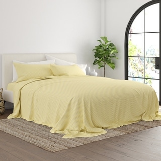 Soft Essentials Honeycomb Ultra-soft 4-piece Deep Pocket Bed Sheet Set