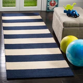 SAFAVIEH Handmade Kids Aimy Stripe Wool Rug