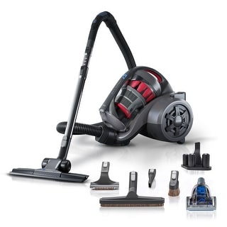 Prolux RS4 Lightweight Bagless Canister Vacuum with Dual HEPA Filtration Premium Button Lock Tools and Automatic Cord Rewind