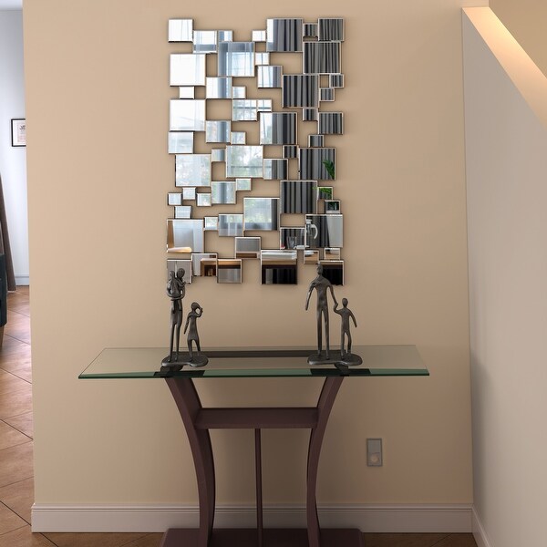 KOHROS Modern Rectangle Decorative Wall Mirror - 31.5x47.2x0.7"