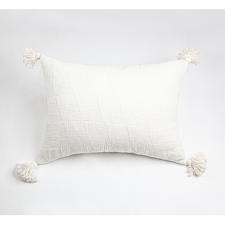 Zeye Ivory Cotton Pillow Sham