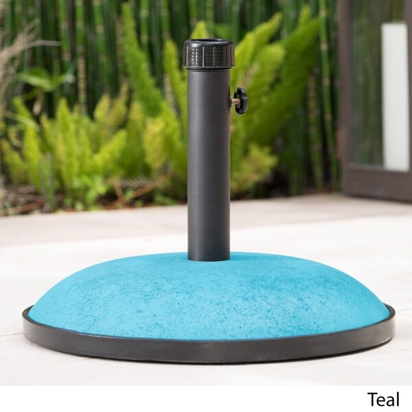 Tulare Outdoor 66 lbs Circular Concrete Umbrella Base by Christopher Knight Home - 19.75"d