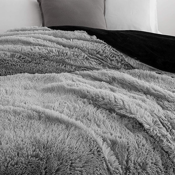 Are You Kidding Coma Inducer Glacier Grey/ Black Duvet Cover