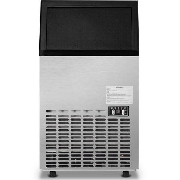 Costway Built-In Stainless Steel Commercial 110Lbs/24H Ice Maker
