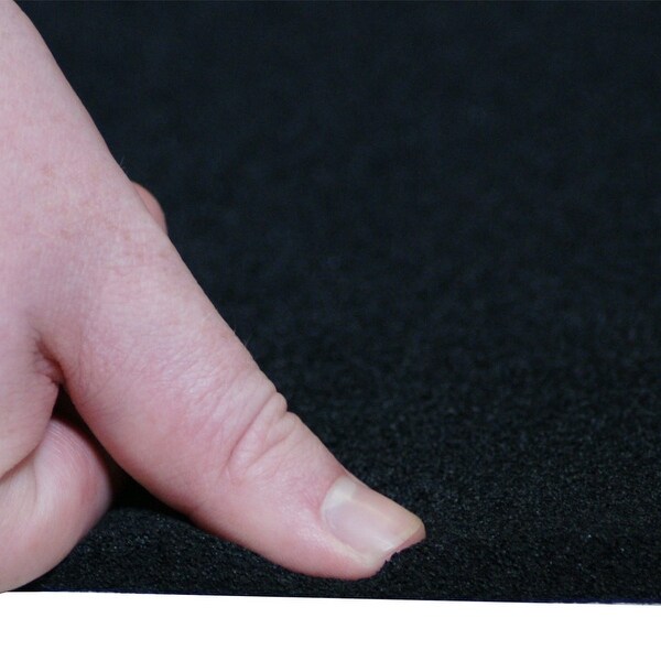 Rubber-Cal Open Cell Rubber - EPDM - 1/4" Thick x 39" Width x 78" Length - Black - 39x78