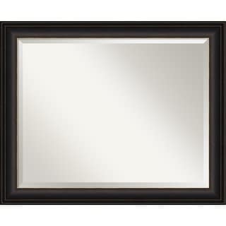 Beveled Bathroom Wall Mirror - Trio Oil Rubbed Bronze Frame - Trio Oil Rubbed Bronze
