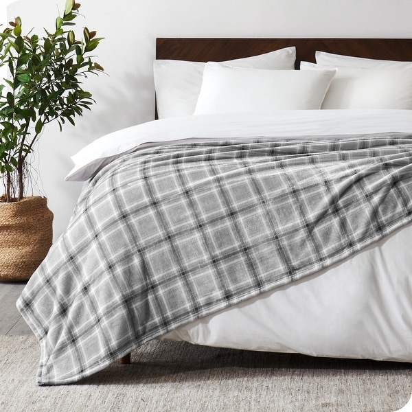 Bare Home Microplush Fleece Blanket - Ultra-Soft - Cozy Fuzzy Warm