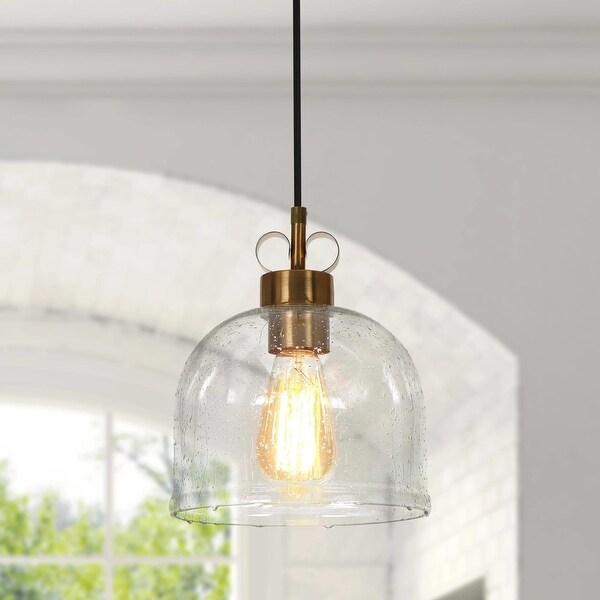 Modern Raindrop Seeded Glass Mini Pendant Lights DIY High-end Pendant Ceiling Lighs - Clear