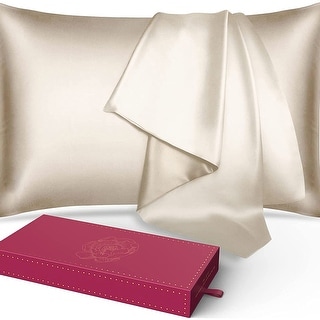Double-Sided Silk Pillow Cases with Hidden Zipper