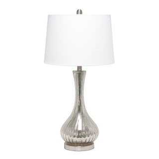Lalia Home Speckled Mercury Tear Drop Table Lamp