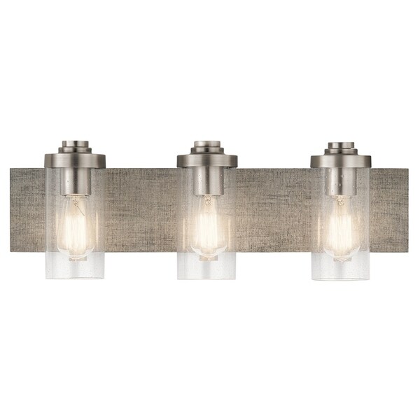 Kichler Lighting Dalwood Collection 3-light Pewter Bath/Vanity Light
