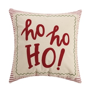 Holiday Ho Ho Ho Decorative Pillow