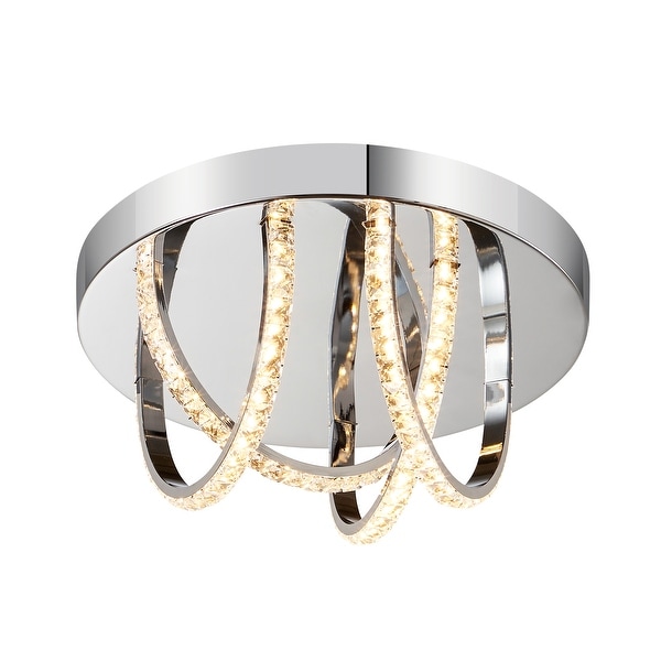 Flush Mount Integrated LED Ceiling Light Fixtures - 4Rings