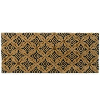 Rubber-Cal "Classic Fleur de Lis French Matting" Doormat, 24 by 57-Inch