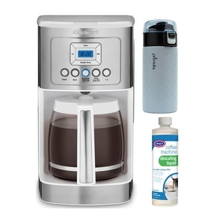 14-Cup Programmable Coffeemaker Bundle with Tumbler and Descaling Liquid