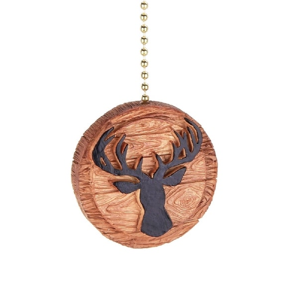 Buck Head Outdoor Nature Lodge Decor Ceiling Fan Pull or Light Pull Chain