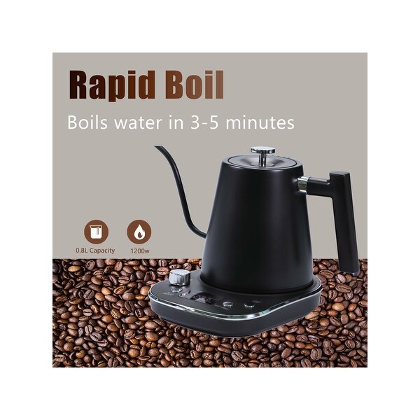 Nicebay Electric Gooseneck Kettle with Heating Base