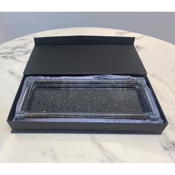 3 Piece Square Soap Dispenser and Toothbrush Holder with Tray