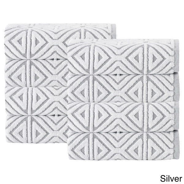 Glamour Turkish Cotton Hand Towel (Set of 8) - 16x28 inches