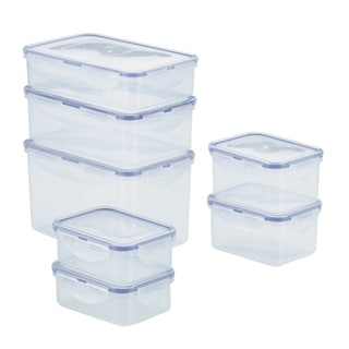 Easy Essentials Rectangular Food Storage Container Set, 14pc